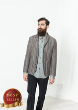 Load image into Gallery viewer, Watercolor Sport Jacket in Brown/Blue - thangtv01737 (4517910904891)