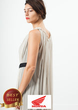 Load image into Gallery viewer, Chiffon Cape Back Dress in Sand - thangtv01737 (4517919981627)