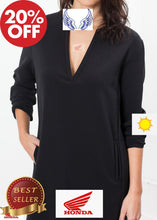 Load image into Gallery viewer, A-Line Pocket Shift in Black - thangtv01737 (4517898977339)