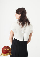 Load image into Gallery viewer, Layered Contrast Dress in Cream/Black - thangtv01737 (4517878071355)