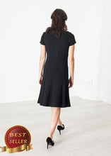 Load image into Gallery viewer, Lined Silhouette Dress in Black - thangtv01737 (4517930303547)