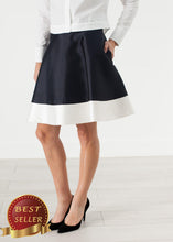 Load image into Gallery viewer, Circle Skirt in Navy - thangtv01737 (4517927157819)