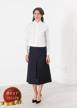 Load image into Gallery viewer, Tulle Pleat Skirt in Navy - thangtv01737 (4517886754875)