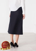 Load image into Gallery viewer, Tulle Pleat Skirt in Navy - thangtv01737 (4517886754875)