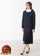 Load image into Gallery viewer, Weave Jacket in Black/Blue - thangtv01737 (4517885968443)