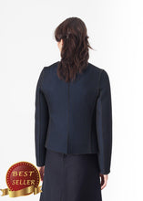 Load image into Gallery viewer, Weave Jacket in Black/Blue - thangtv01737 (4517885968443)