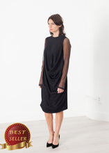 Load image into Gallery viewer, Net Dress in Black - thangtv01737 (4517931810875)