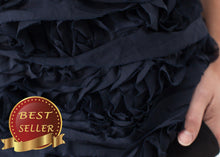 Load image into Gallery viewer, Ruffled Tank Top in Navy - thangtv01737 (4517927321659)