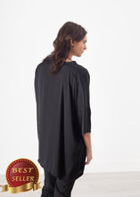 Load image into Gallery viewer, Unbalanced Cardigan in Black - thangtv01737 (4517884461115)
