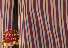 Load image into Gallery viewer, Sheen Button-Up in Red/Tan - thangtv01737 (4517931384891)
