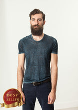 Load image into Gallery viewer, Melange T-Shirt in Navy/Black - thangtv01737 (4517877710907)