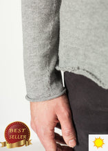Load image into Gallery viewer, Garbo Henley in Grey - thangtv01737 (4517880987707)