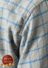 Load image into Gallery viewer, Paul Shirt in Grey Flannel - thangtv01737 (4517876990011)