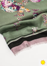 Load image into Gallery viewer, Floral Cashmere Scarf - thangtv01737 (4518014287931)