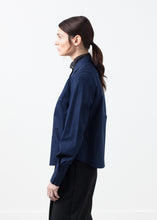 Load image into Gallery viewer, Sheer Silk Collar Button Up - thangtv01737 (4518003802171)