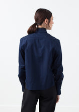 Load image into Gallery viewer, Sheer Silk Collar Button Up - thangtv01737 (4518003802171)