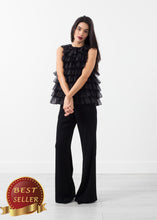 Load image into Gallery viewer, Organza Ruffle Top - thangtv01737 (4517943705659)