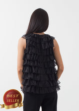 Load image into Gallery viewer, Organza Ruffle Top - thangtv01737 (4517943705659)