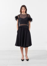 Load image into Gallery viewer, Organza Feather Top - thangtv01737 (4518062161979)
