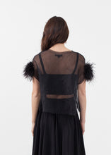 Load image into Gallery viewer, Organza Feather Top - thangtv01737 (4518062161979)