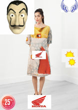 Load image into Gallery viewer, 3/4 Sleeve Kimono Dress - thangtv01737 (4518088474683)