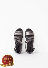 Load image into Gallery viewer, Wrap Sandal in Black/Steel - thangtv01737 (4517934727227)