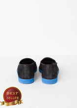 Load image into Gallery viewer, Suede Loafers - Black/Blue - thangtv01737 (4517879611451)