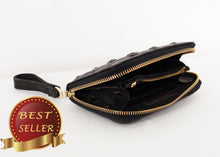 Load image into Gallery viewer, Elodie Leather Wallet in Black - thangtv01737 (4517939773499)