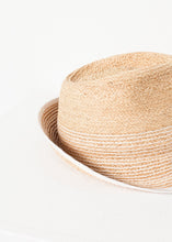 Load image into Gallery viewer, Washboard Hat in Straw/White - thangtv01737 (4517972803643)