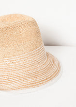 Load image into Gallery viewer, Washboard Hat in Straw/White - thangtv01737 (4517972803643)