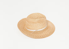Load image into Gallery viewer, Wrapped Up Hat in Straw/White - thangtv01737 (4517973131323)
