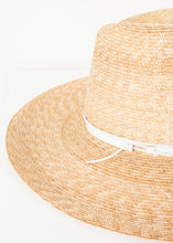 Load image into Gallery viewer, Wrapped Up Hat in Straw/White - thangtv01737 (4517973131323)