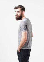 Load image into Gallery viewer, Linen T-shirt in Dolphin - thangtv01737 (4517985976379)