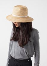 Load image into Gallery viewer, Wrapped Up Hat in Straw/White - thangtv01737 (4517973131323)