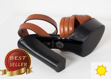 Load image into Gallery viewer, Farlill Heel in Brown - thangtv01737 (4517938266171)