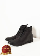 Load image into Gallery viewer, Combat Ankle Boot in Black - thangtv01737 (4517937152059)
