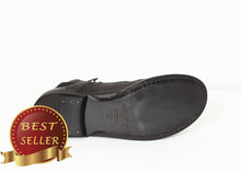 Load image into Gallery viewer, Combat Ankle Boot in Black - thangtv01737 (4517937152059)