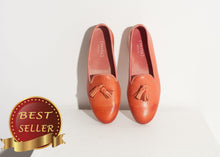 Load image into Gallery viewer, Leather Loafer in Rose - thangtv01737 (4517879349307)