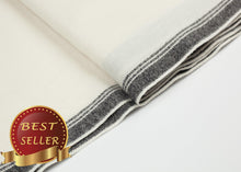 Load image into Gallery viewer, Edged Wool Scarf in Off White - thangtv01737 (4517894979643)