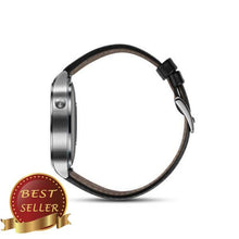 Load image into Gallery viewer, Watch Stainless with Grey Suture Leather Strap - thangtv01737 (4517429280827)