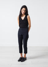 Load image into Gallery viewer, Wool Cropped Pant in Navy - thangtv01737 (4517956911163)
