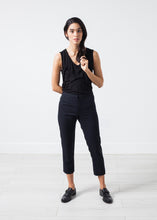 Load image into Gallery viewer, Wool Cropped Pant in Navy - thangtv01737 (4517956911163)
