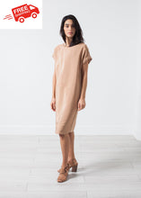 Load image into Gallery viewer, Philomene Dress in Camel - thangtv01737 (4517980831803)

