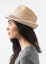 Load image into Gallery viewer, Washboard Hat in Straw/White - thangtv01737 (4517972803643)

