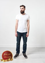 Load image into Gallery viewer, Comfort Tee in White Linen - thangtv01737 (4517930041403)
