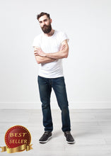 Load image into Gallery viewer, Comfort Tee in White Linen - thangtv01737 (4517930041403)
