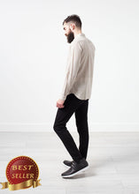 Load image into Gallery viewer, Patterned Button Up in Beige - thangtv01737 (4517887246395)

