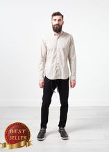 Load image into Gallery viewer, Patterned Button Up in Beige - thangtv01737 (4517887246395)

