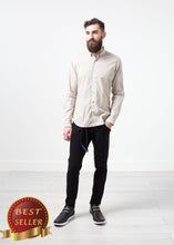 Load image into Gallery viewer, Patterned Button Up in Beige - thangtv01737 (4517887246395)
