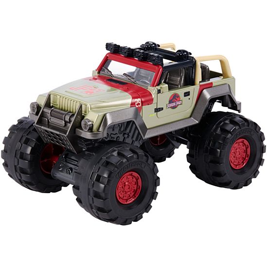 Matchbox Jurassic World '93 Jeep Wrangler (5041635950651)